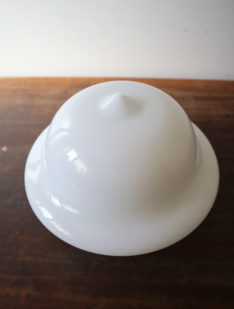 画像2: No.223 乳白グローブのペンダントライト