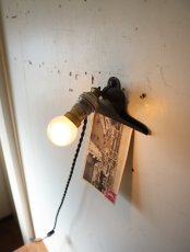 画像7: No.227　アルミソケットとブリキクリップのランプ(D) (7)