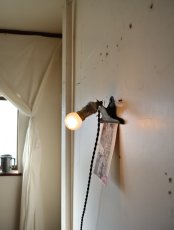 画像8: No.227　アルミソケットとブリキクリップのランプ(D) (8)