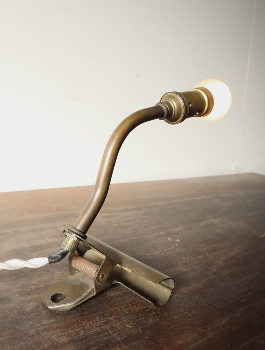 画像19: No.228　アーム付きソケットとコンドル印のクリップのランプ(E) (19)