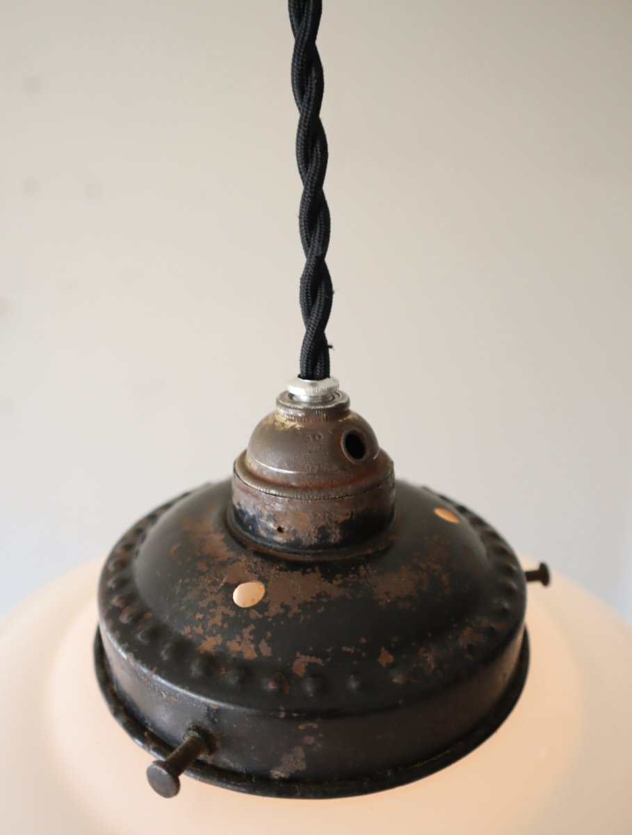 画像13: No.223　乳白グローブのペンダントライト (13)