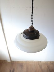 画像22: No.223　乳白グローブのペンダントライト (22)