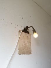 画像2: No.228　アーム付きソケットとコンドル印のクリップのランプ(E) (2)