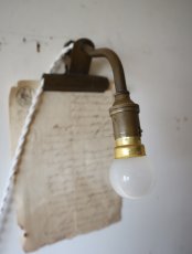 画像10: No.228　アーム付きソケットとコンドル印のクリップのランプ(E) (10)