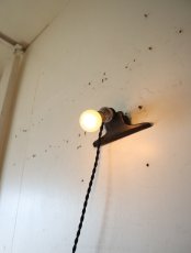 画像16: No.227　アルミソケットとブリキクリップのランプ(D) (16)