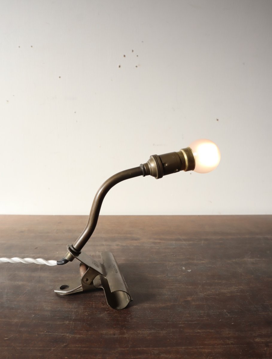 画像17: No.228　アーム付きソケットとコンドル印のクリップのランプ(E) (17)
